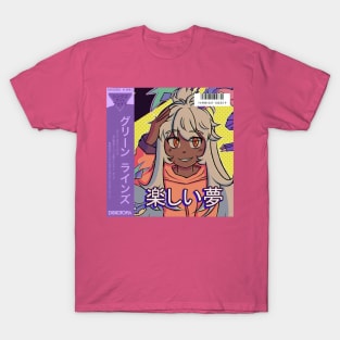 Vaporwave aesthetic anime girl video game T-Shirt